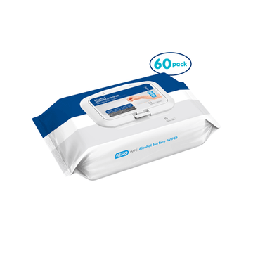 Alcohol Surface Wipes (Pack of 60)