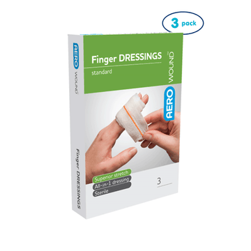 Finger Dressings 4.5cm x 4.5cm (Pack of 3)