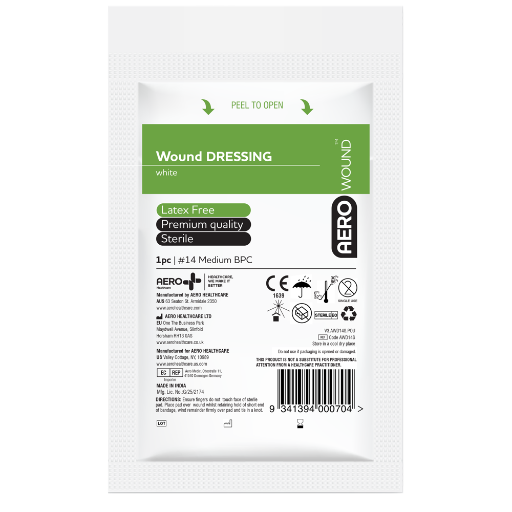 Wound Dressing No.14 Sterile Small (Pack of 12)