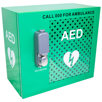 AED Outdoor Cabinet with Alarm & Lock 38x42x22cm