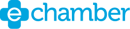 Logo of eChamber with a blue color scheme