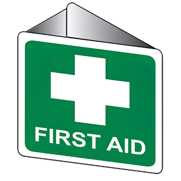 First Aid 3D Angle Bracket Wall Sign