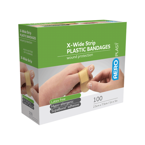 Plastic X-Wide Strip (Box/100)