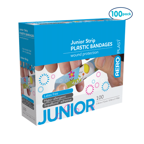 Junior Strips 7.2cm x 19cm (Box of 100)