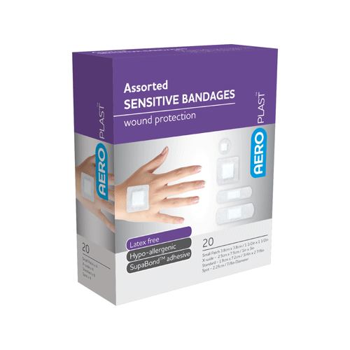 Assorted Sensitive Bandages (Box of 20)