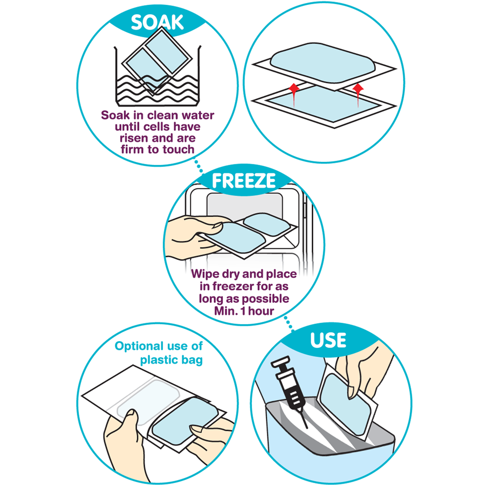 HOW TO USE MEDICHILL ICE PACKS